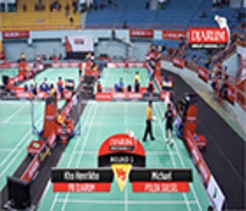 Kho Henrikho (PB DJARUM) VS Michael (POLDA SULSEL)
