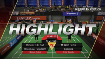 Rahmad Julio/Helena Ayu (Djarum Kudus) VS M. Galih Rezka/Sasabila (Exist Jakarta)