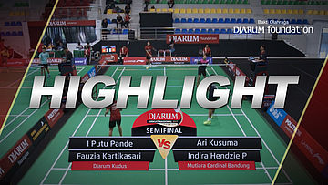  I Putu Pande/Fauzia K(Djarum Kudus) VS Ari Kusuma/Indira Hendzie (Mutiara Cardinal Bandung)