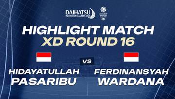 Indonesia Masters 2026 | XD R16 | HIDAYATULLAH / PASARIBU (INA) [6] vs FERDINANSYAH / WARDANA (INA)