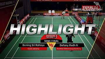 Bening Sri Rahayu (Exist Jakarta) VS Defany Ifadh N (Pusdiklat Telkom Group Bandung) 