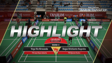 Bagas Kristianto Nugroho (Djarum Kudus) VS Vega Vio Nirwanda (Jaya Raya Jakarta)