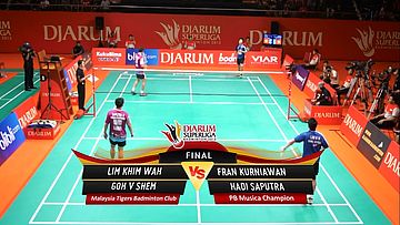 Lhim Kim Wah/ Goh V Shem (MALAYSIA TIGER) VS Fran Kurniawan/ Hadi Saputra (PB MUSICA CHAMPION) DJARUM SUPERLIGA 2013