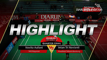 Novita Auliani (SKO Ragunan) VS Intan Tri Novianti (Pusdiklat Telkom Bandung)