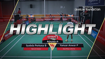 Syabda Perkasa Belawa (Djarum Kudus) VS Yanuar Anwar P (Jaya Raya Jakarta)