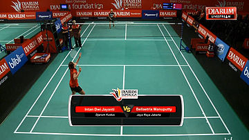 Bellaetrix Manuputty (Jaya Raya Jakarta) VS Intan Dwi Jayanti (Djarum Kudus)