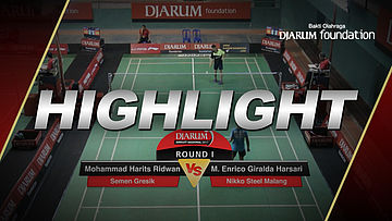 Mohammad Harits Ridwan (Semen Gresik) VS M. Enrico Giralda Harsari (Nikko Steel Malang)