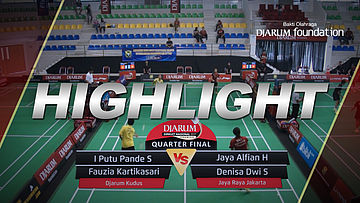 I Putu Pande/Fauzia Kartikasari (Djarum Kudus) VS Jaya Alfian/Denisa Dwi S (Jaya Raya Jakarta)