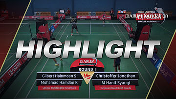 Gilbert H/M Hamdan (CBN) VS Christoffer J/M Hanif (Tangkas Intiland/Exist Jakarta)