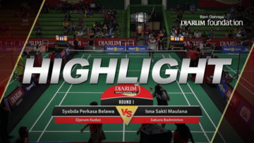 Syabda Perkasa Belawa (Djarum Kudus) VS Isna Sakti Maulana (Sakura Badminton)