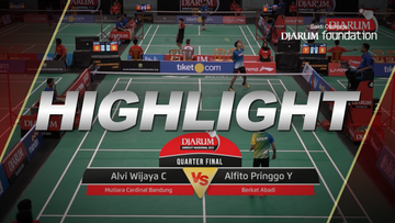 Alvi Wijaya Chairullah (Mutiara Cardinal Bandung) VS Alfito Pringgo Yudanto (Berkat Abadi)