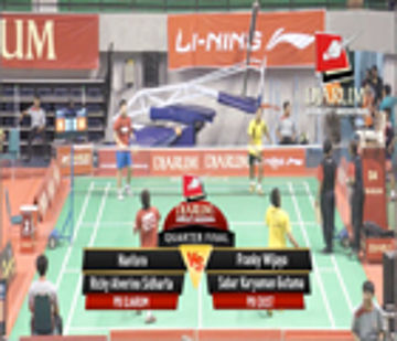 Hantoro / Ricky Alverino S. (PB DJARUM) VS Franky Wijaya / Sabar K. G. (PB EXIST)