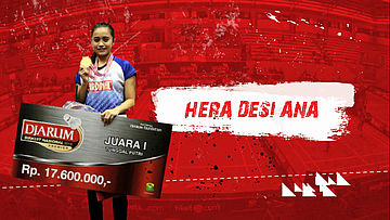 Interview Hera Desi Ana (Juara I Tunggal Dewasa Putri)
