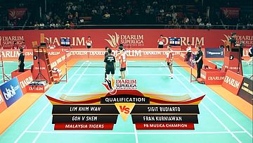 Lim Khim Wah/ Goh V Shem (MALAYSIA TIGERS) VS Sigit Budiarto/ Fran Kurniawan (PB MUSICA CHAMPION)