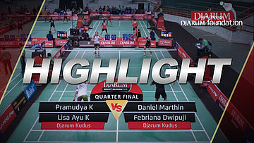 Pramudya K/Lisa Ayu K (Djarum Kudus) VS Daniel M/Febriana Dwipuji (Djarum Kudus)