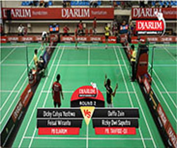 Dicky Cahya / Yustiwa Feisal W. (PB DJARUM KUDUS) Daffa Zain / Rizky Dwi S. (PB TAHFIDZ QU)