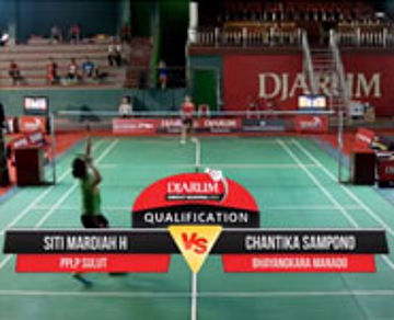 Siti Mardiah H (PPLP SULUT) VS Chantika Sampono (Bhayangkara Manado)