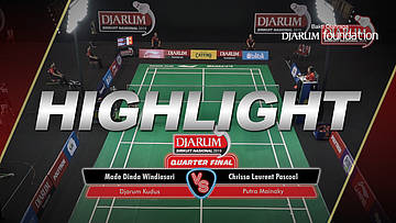 Made Dinda Windiasari (Djarum Kudus) VS Chrissa Laurent Pascoal (Putra Mainaky)