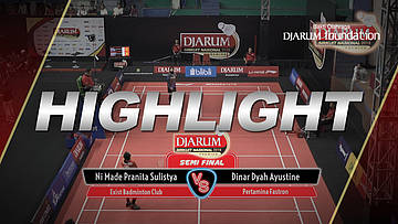 Ni Made Pranita Sulistya Devi (Exist Badminton Club) VS Dinar Dyah Ayustine (Pertamina Fastron)