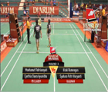 Moehamat Febriansyah / Cynthia Shara Ayunidha (PB DJARUM) VS Hiski Rumengan / Syahara Putri Haryanti (RAGUNAN)