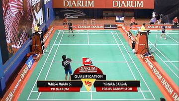 Marsa Indah S (PB DJARUM) VS Monica Sandia (FOCUS BADMINTON) 