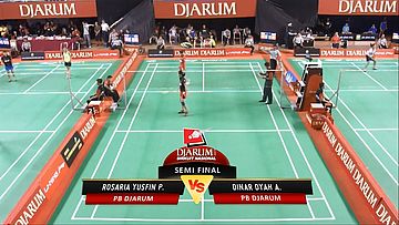 Rosaria Yusfin (PB DJARUM) VS Dinar Dyah A (PB DJARUM)