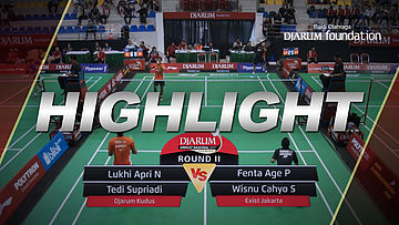 Lukhi Apri N/Tedi Supriadi (Djarum Kudus) VS Fenta Age P/Wisnu Cahyo S (Exist Jakarta)