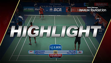 Calvin Kristanto/Bagas Maulana (Indonesia) VS Jian Yi Lee/Zhen Ting Lim (Malaysia)