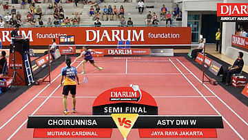 Choirunnisa (Mutiara Cardinal Bandung) VS Asty Dwi Widyaningrum (Jaya Raya Jakarta)