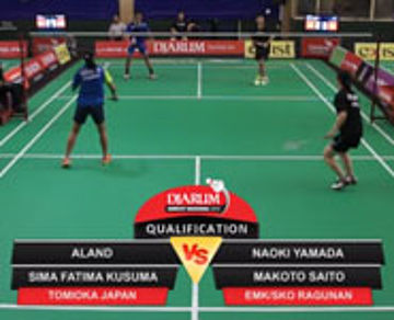 Naoki Y/Makoto S (Tomioka Japan) VS Aland/Sima F (EMK/SKO Ragunan)