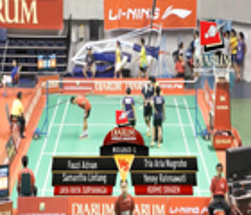 Fauzi Adnan / Samantha Lintang (JAYA RAYA SURYANAGA) VS Tria Aria Nugroho / Yenny Rahmawati (KURMO SRAGEN)