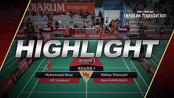 Muhammad Nizar (ISTC Sukabumi) VS Wahyu Triansyah (Bank SUMSELBABEL)