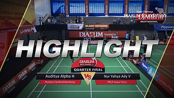Auditya Alpha H (Mutiara Cardinal Bandung) VS Nur Yahya A (PPLP Jawa Timur) 