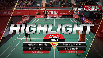 Melani M/Putri Larasati (Exist Jakarta) VS Putri S/Silvia Ratih (Exist Jakarta)