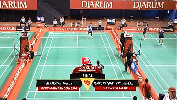 Alamsyah Yunus (PERTAMINA INDONESIA) VS Bandar Sigit Pamungkas (SARWENDAH BC)