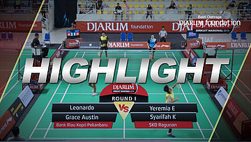 Leonardo/Grace Austin (Bank Riau Kepri Pekanbaru) VS Yeremia E/Syarifah K (SKO Ragunan)