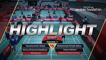 Yeremia Erich Yoche/Winny Octavina Kandow (SKO Ragunan) VS M. Afriadi Akbar/Vania Indriani (Angkasa Prestasi Gemilang)