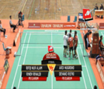 Rifqi Nur Alam / Rinov Rivaldy (PB DJARUM)VS Ardi Nugroho / Devand Riefki Reksadillano (PB DJARUM)