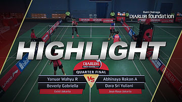 Yanuar Wahyu R/Beverly Gabriella (Exist Jakarta) VS Abhinaya Rakan/Dara Sri Y (Jaya Raya Jakarta)