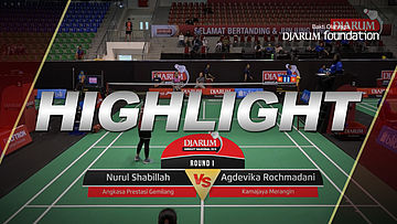 Nurul Shabillah (Angkasa Prestasi Gemilang) VS Agdevika Rochmadani Sanjaya (Kamajaya Merangin)