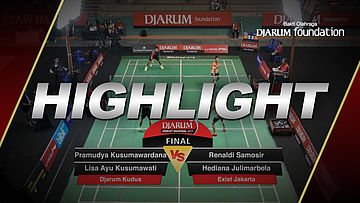 Renaldi Samosir/Hediana Julimarbela (Exist Jakarta) VS Pramudya Kusumawardana/Lisa Ayu Kusumawati (Djarum Kudus)