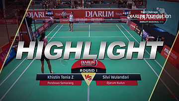 Khistin Tonia Z (Pendowo Semarang) VS Silvi Wulandari (Djarum Kudus)