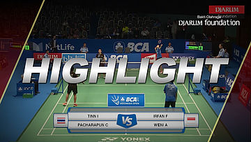 Irfan Fadhilah/Weni Anggraini (INA) VS Tinn Isriyanet/Pacharapun Chochuwong (THA)