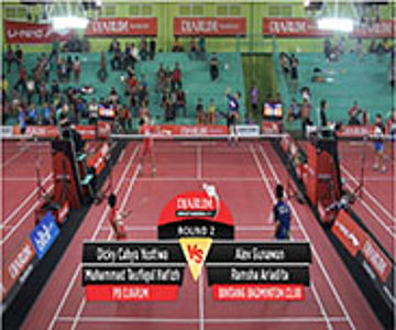 Dicky C. Y. / M. Taufiqul H. (PB DJARUM KUDUS) VS Alex G. / R. Ariadita (BINTANG CLUB) 