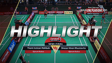 Thomi Azizan Mahbub (Djarum Kudus) VS Shesar Hiren Rhustavito (Djarum Kudus)
