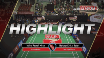 Irdina Naurah Mirza (Djarum Kudus) VS Maharani Sekar Batari (Jaya Raya Jakarta)