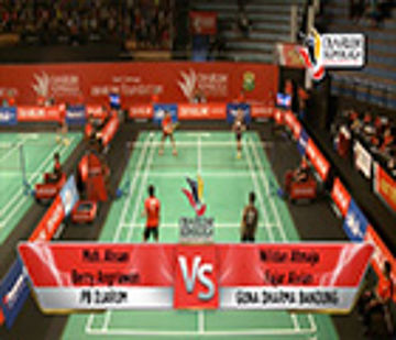 Moh Ahsan / Berry Angriawan (PB DJARUM) Wildan Atmaja / Fajar Alvian (GUNA DHARMA BANDUNG)