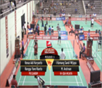Kenas Adi Haryanto / Rangga Yave R. (PB DJARUM) vs I Komang Sandi W. / M. Andrean (HI QUA WIJAYA)