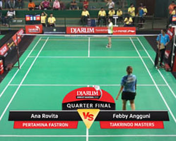 Febby Angguni (Tjakrindo Masters) VS Ana Rovita (Pertamina Fastron)