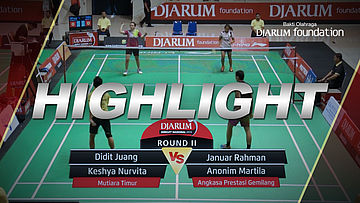 Didit Juang/Keshya Nurvita (Mutiara Timur) VS Januar R/Anonim M (Angkasa Prestasi Gemilang)